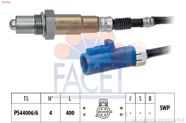 FACET 10.7322 - Lambdasonde Top-Angebot