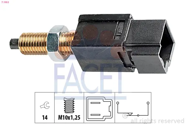 Sichere Zahlung FACET 7.1052 - Bremslichtschalter