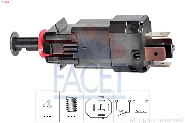 Rabatt FACET 7.1205 - Bremslichtschalter