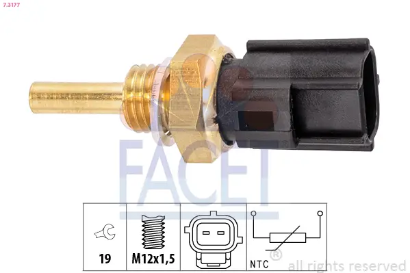 FACET 7.3177 - Sensor, Öltemperatur Knallerangebot