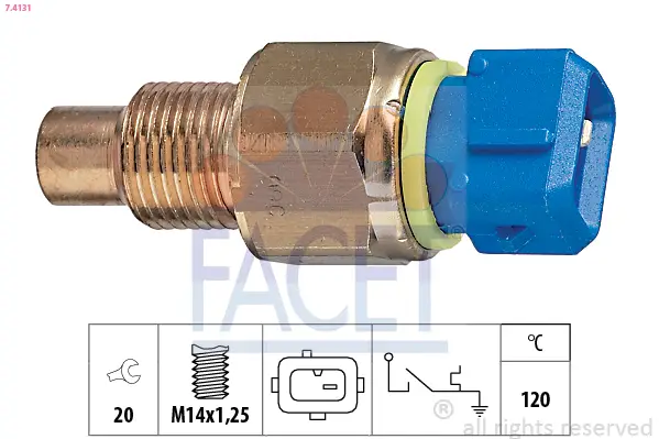 Bestpreis FACET 7.4131 - Temperaturschalter, Kühlmittelwarnlampe