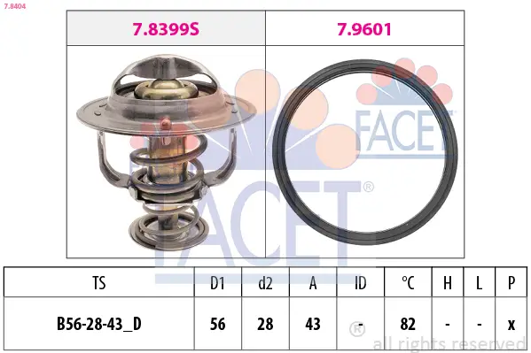 FACET 7.8404 - Thermostat, Kühlmittel Sonderaktion