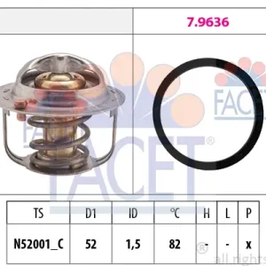 FACET 7.8679 - Thermostat, Kühlmittel Sofort Bestellen