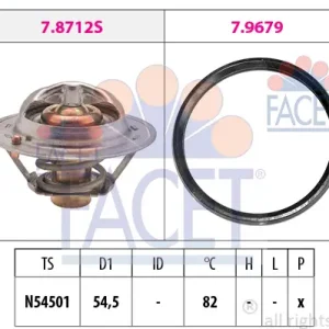 FACET 7.8712 - Thermostat, Kühlmittel Knallerangebot