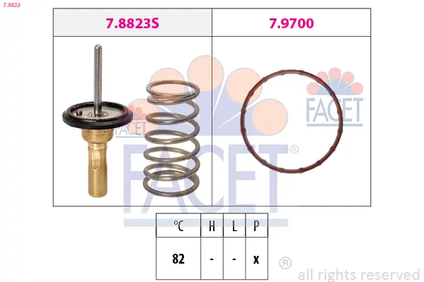 Billig FACET 7.8823 - Thermostat, Kühlmittel