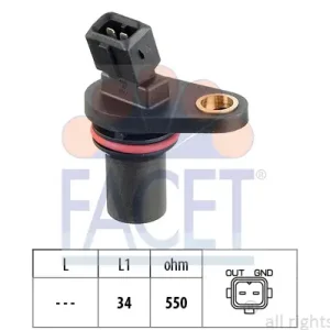 FACET 9.0043 - Sensor, Motordrehzahl Neue Ware