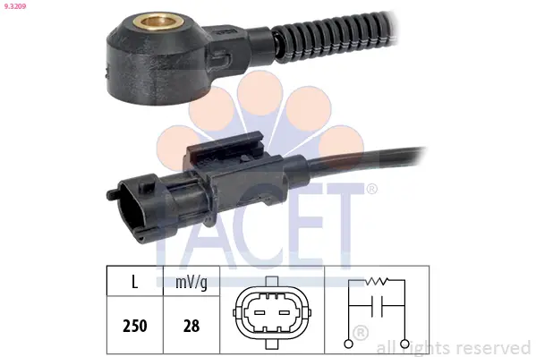 FACET 9.3209 - Klopfsensor Nur Für Kurze Zeit