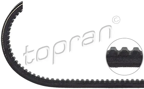 Zertifiziert TOPRAN 101 033 - Keilriemen