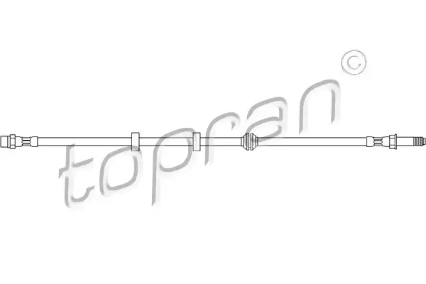 TOPRAN 110 401 - Bremsschlauch Heißes Angebot