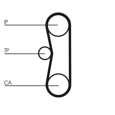 Markenware CONTINENTAL CTAM CT700K2PRO - Zahnriemensatz
