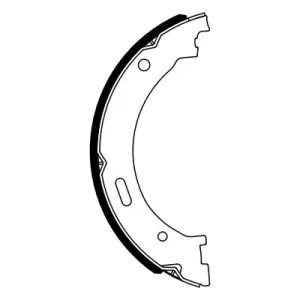 Wochenendangebot BOSCH 0 986 487 942 - Bremsbackensatz, Feststellbremse