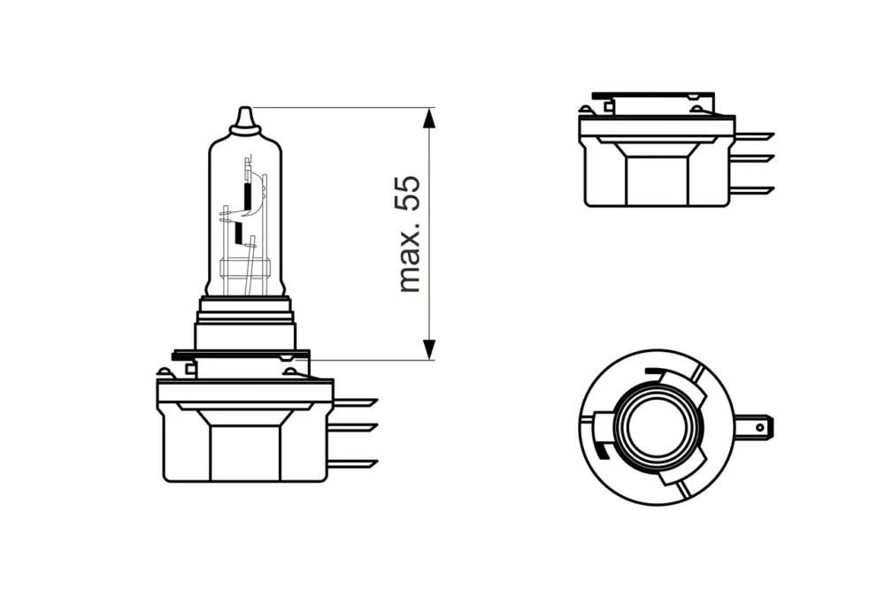 BOSCH 1 987 302 088 - Glühlampe, Fernscheinwerfer Preis Gesenkt