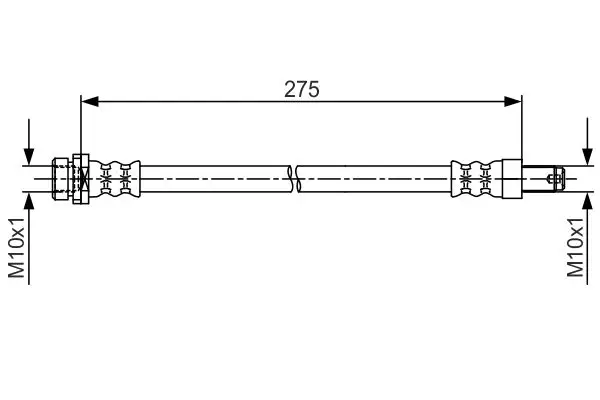BOSCH 1 987 481 704 - Bremsschlauch Meistverkauft