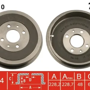 Versand Am Gleichen Tag TRW DB4210 - Bremstrommel