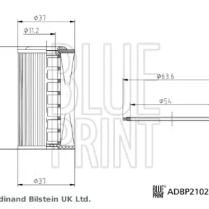 Preiswert BLUE PRINT ADBP210215 - Hydraulikfilter, Automatikgetriebe