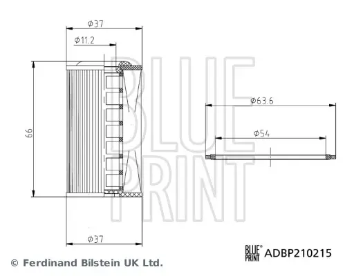 Preiswert BLUE PRINT ADBP210215 - Hydraulikfilter, Automatikgetriebe