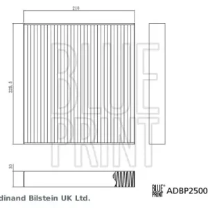 BLUE PRINT ADBP250098 - Filter, Innenraumluft Jetzt Bestellen