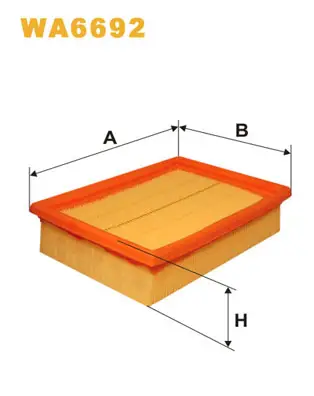 WIX FILTERS WA6692 - Luftfilter Sale