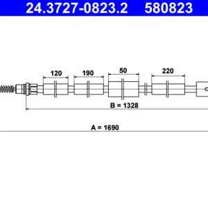 Sale ATE 24.3727-0823.2 - Seilzug, Feststellbremse