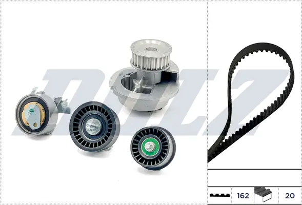 Günstig DOLZ KD157 - Wasserpumpe + Zahnriemensatz
