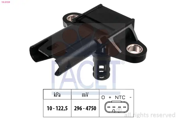 Rabatt FACET 10.3159 - Luftdrucksensor, Höhenanpassung