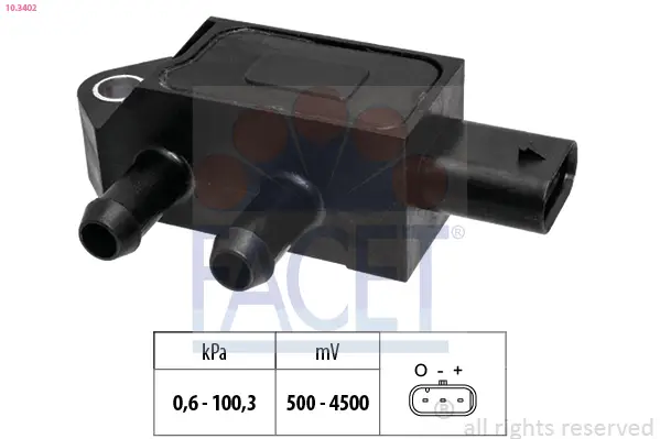 FACET 10.3402 - Luftdrucksensor, Höhenanpassung Neu Im Sortiment