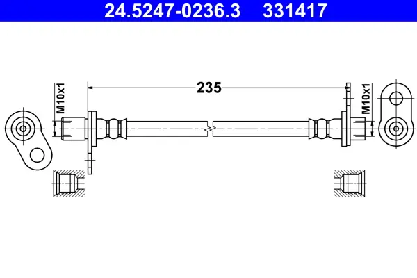 ATE 24.5247-0236.3 - Bremsschlauch Sonderangebot
