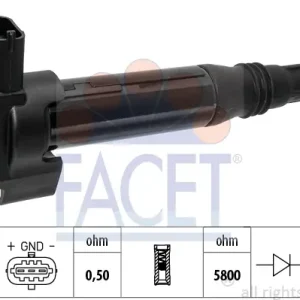 FACET 9.6509 - Zündspule Günstig