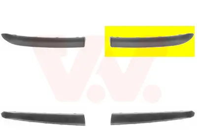 VAN WEZEL 1620583 - Zier-/Schutzleiste, Stoßfänger - ** Equipart ** Rabatt