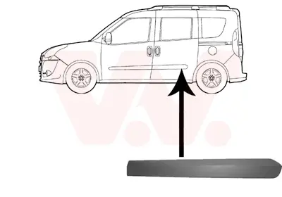 Sichere Zahlung VAN WEZEL 1638425 - Zier-/Schutzleiste, Tür