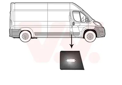 Sonderaktion VAN WEZEL 1651408 - Zier-/Schutzleiste, Seitenwand
