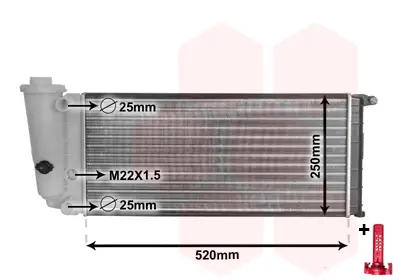 Mega-Angebot VAN WEZEL 17002097 - Kühler, Motorkühlung - *** IR PLUS ***