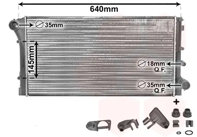 Kracherpreis VAN WEZEL 17002295 - Kühler, Motorkühlung - *** IR PLUS ***