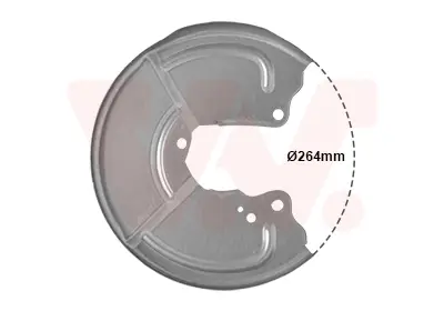 Sale VAN WEZEL 1754374 - Spritzblech, Bremsscheibe