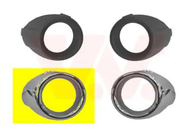 Zertifiziert VAN WEZEL 1807596 - Lüftungsgitter, Stoßfänger - ** Equipart **