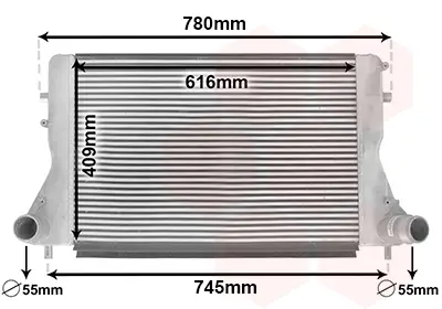 Top-Preis VAN WEZEL 03004386 - Ladeluftkühler