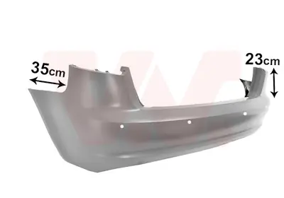 Zertifiziert VAN WEZEL 0334547 - Stoßfänger - ** Equipart **