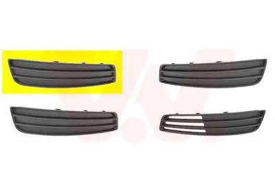 VAN WEZEL 0334596 - Lüftungsgitter, Stoßfänger - ** Equipart ** Mega-Angebot