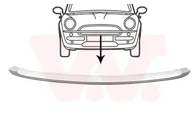 VAN WEZEL 0506580 - Zier-/Schutzleiste, Stoßfänger - ** Equipart ** Expressversand
