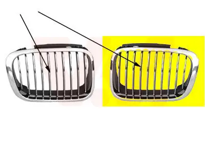 VAN WEZEL 0646515 - Kühlergitter - ** Equipart ** Sofort Bestellen