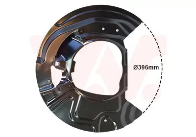Neu Im Sortiment VAN WEZEL 0687371 - Spritzblech, Bremsscheibe