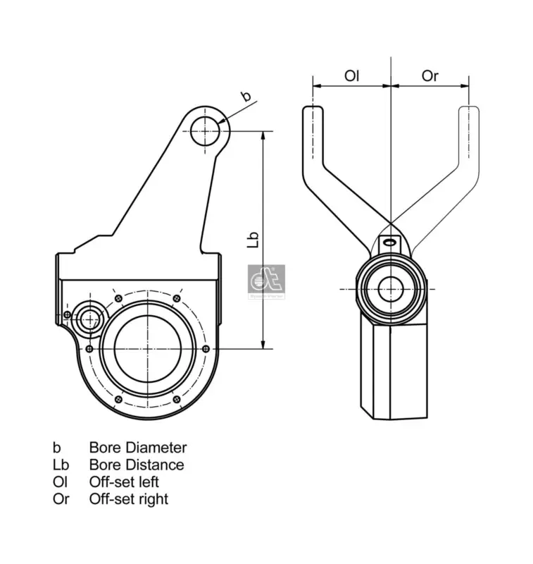 Garantierte Lieferung DT Spare Parts 4.66480 - Gestängesteller, Bremsanlage