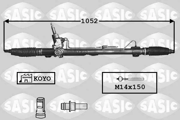 Neue Kollektion SASIC 7170028 - Lenkgetriebe