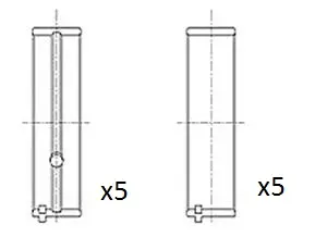 Echt FAI AutoParts BM1130-STD - Kurbelwellenlager