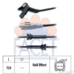 Online Kaufen FACET 21.0092 - Sensor, Raddrehzahl