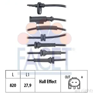 Schnäppchen FACET 21.0140 - Sensor, Raddrehzahl