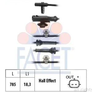 FACET 21.0240 - Sensor, Raddrehzahl Abverkauf