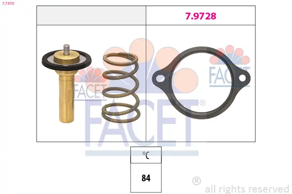 FACET 7.7970 - Thermostat, Kühlmittel Ausverkauf