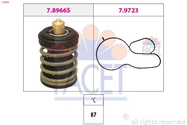 Aktuell FACET 7.8966 - Thermostat, Kühlmittel