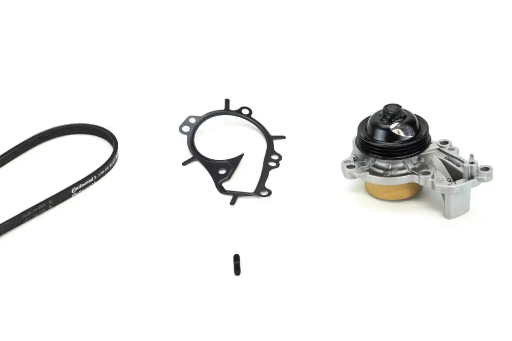 CONTINENTAL CTAM 3PK576 ELAST WP1 - Wasserpumpe + Keilrippenriemensatz Neue Ware